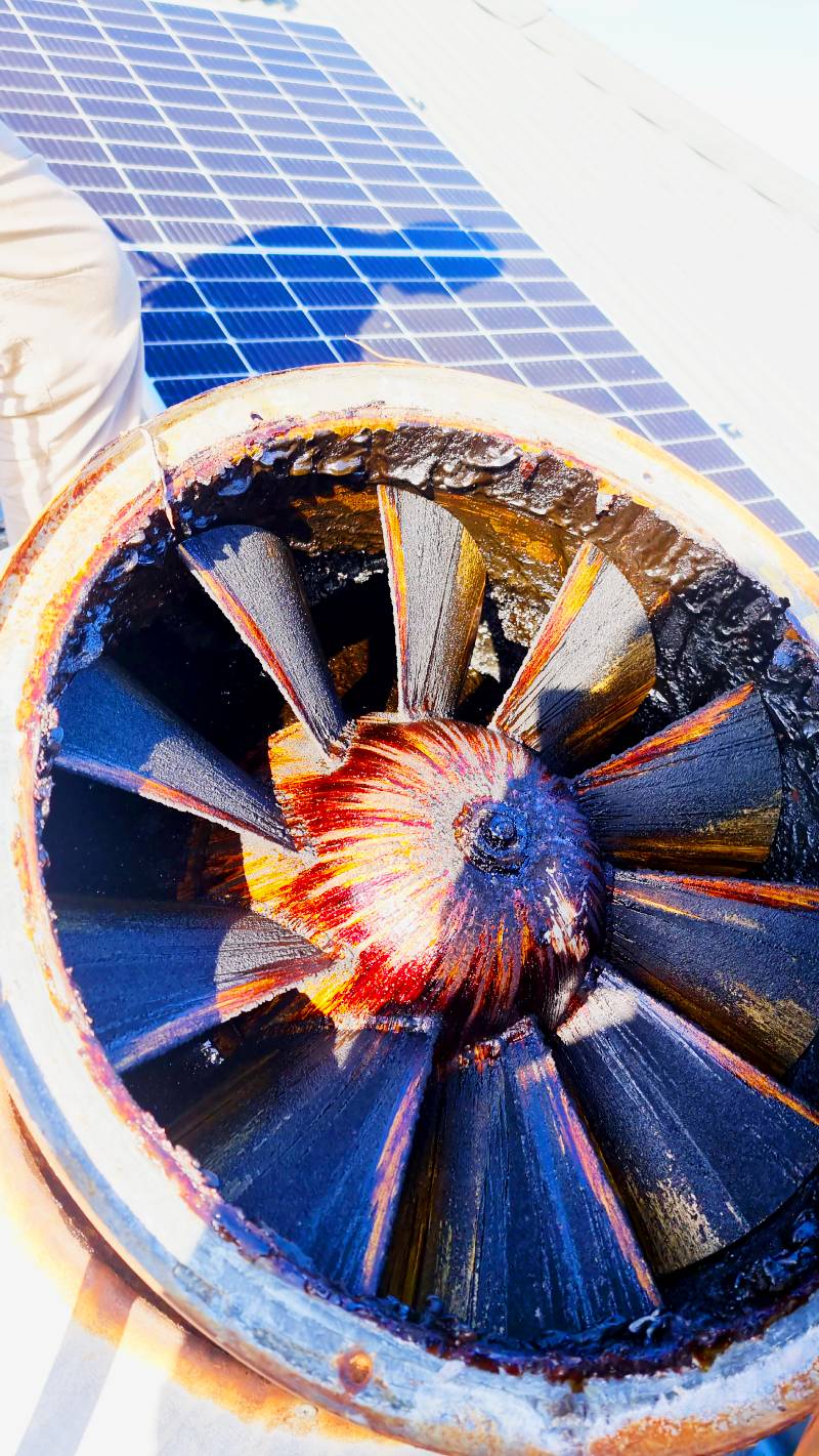 Exhaust Fan Cleaning at King Island Hotel